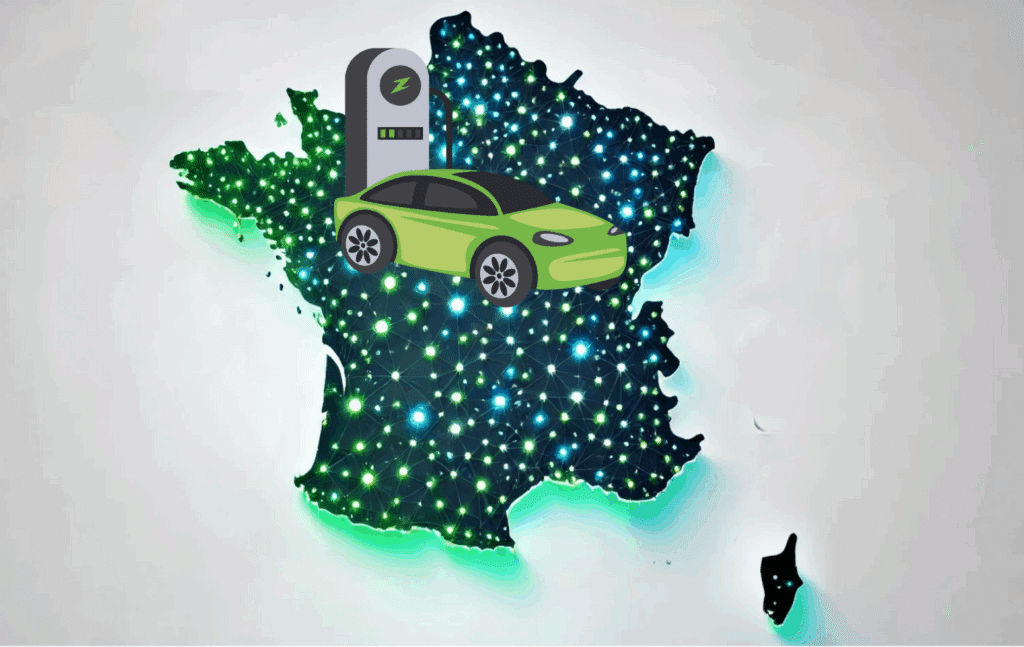 hausse des borne de recharge en France