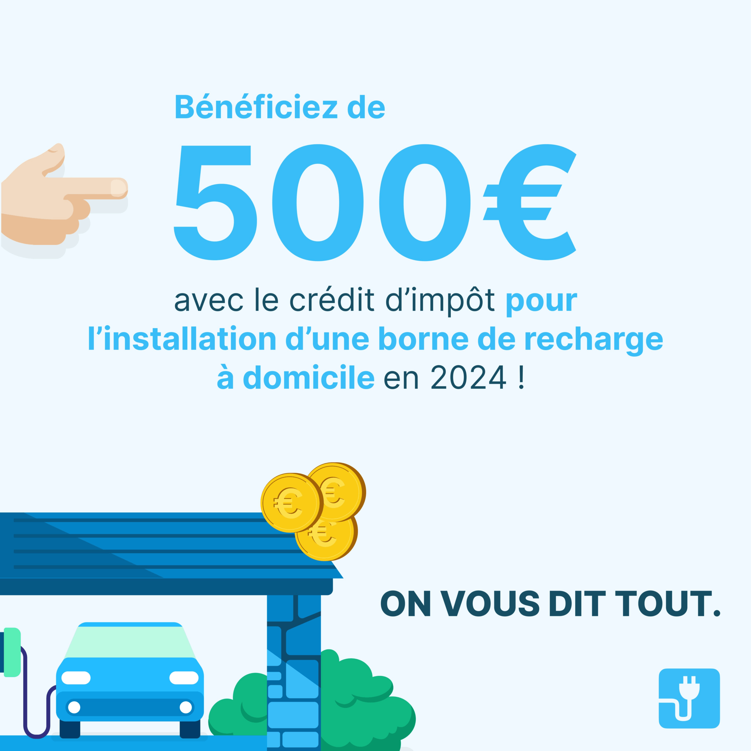 crédit d'impôt borne de recharge
